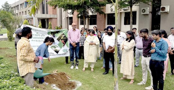 The plantation drive was formally inaugurated by Dr. S. P. S. Ghuman, Dean, of College in the presence of faculty members, postgraduate students, and staff
